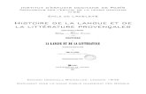 Émile de LAVELEYE - Histoire de la langue et de la littérature provençales