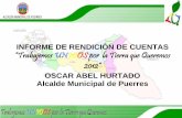 Informe de Rendicion de Cuentas 2012