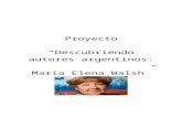 Descubriendo autores argentinos. Maria Elena Walsh
