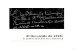 Manuscrito 1795 Casablanca