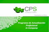 Programa de actualizacion Profesional 2013 In Company