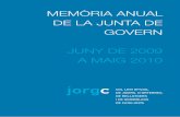 Memòria anual de la junta del govern