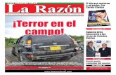 Diario La Razón lunes 22 de agosto
