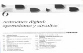 Aritmética digital: operaciones y circuitos