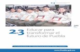 Educar para transformar el futuro de Puebla