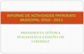 Informe Patronato 2010-2011