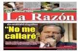 Diario La Razón, martes 20 de septiembre