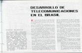 Desarrollo de telecomunicaciones en el Brasil