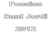 Poemes Sant Jordi 2012