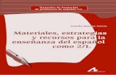 Materiales, estrategias y recursos para la enseñanza de español como 2L