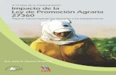 Impacto de la Ley de Promoción Agraria 27360