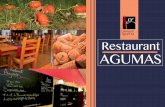 Carta de tardor del restaurant Agumas