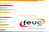 Cuenta Final - FEUC 2008