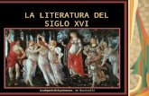LITERATURA DEL SIGLO XVI