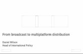 De la televisión radiodifundida a la distribución multiplataformas: evolución