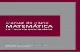 Matemática 10º - Manual do Aluno