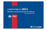 Ministerio Secretaría General de Gobierno - Cuenta anual 2011