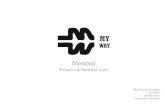 Memoria de la identidad visual de MyWay