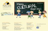 Menú Cultural Mayo 2013