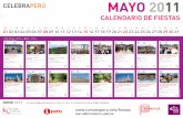 Calendario de Fiestas de Mayo del 2011