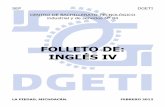 Folleto de Inglés IV 2012