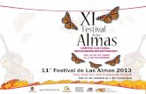 Programa Festival de las Almas 2013 en el Centro Cultural Mexiquense Bicentenario