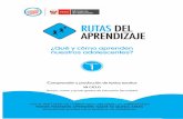 Rutas del aprendizaje Comunicación-Español Secundaria