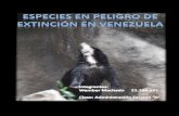 Especies en peligro de extincion en venezuela