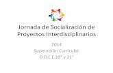 Jornada de socialización de proyectos interdisciplinarios pdf