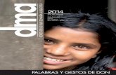 Revista DMA – PALABRAS Y GESTOS DE DON  (Julio – Agosto 2014)