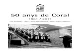 Unió Excursionista de Sabadell - 50 anys de la Coral 1961-2011
