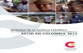 Memoria Aecid en Colombia 2013