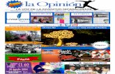 #LaOpinión La Voz de la Juventud Nicaragüense #Edición impresa del 25 de Agosto al 10 de Septiembre