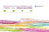 Productos gráficos para la educación