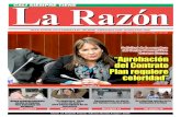 Diario La Razón lunes 15 de septiembre