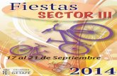 Folleto Fiestas sector III 2014