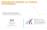 Dominicanos apoyan Tanda Extendida