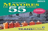 Catálogo Transrutas Mayores 55 años 2015
