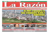 Diario La Razón lunes 29 de septiembre