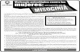 VIOLENCIA PSICOLÓGICA CONTRA LAS MUJERES: UNA EXPRESIÓN MÁS DE MISOGINIA | COMUNICADO 11NOV 2011