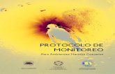 Protocolo de monitoreo para ambientes marinos costeros
