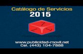 Catalogo de Servicios Publicidad-Movil 2015