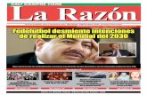 Diario La Razón jueves 27 de noviembre