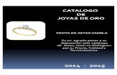 Catalogo de joyas de oro