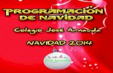 Programación de navidad Colegio José Arnauda 2014
