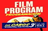 Programa de mano Los Cabos Film Festival 2014