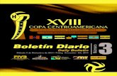 Boletín No3 XVIII Copa Centroamericana Voleibol Mayor Masculina 2014