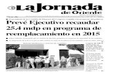 La Jornada de Oriente Tlaxcala - no 4933 - 2014/12/09