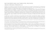 Antecedentes e Historia de San Miguel Petapa