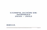 Compilación de normas convencionales del Banco BBVA 2010-2012